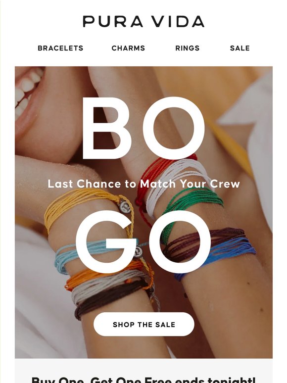 Last Call! BOGO Free Ends Tonight 🏆