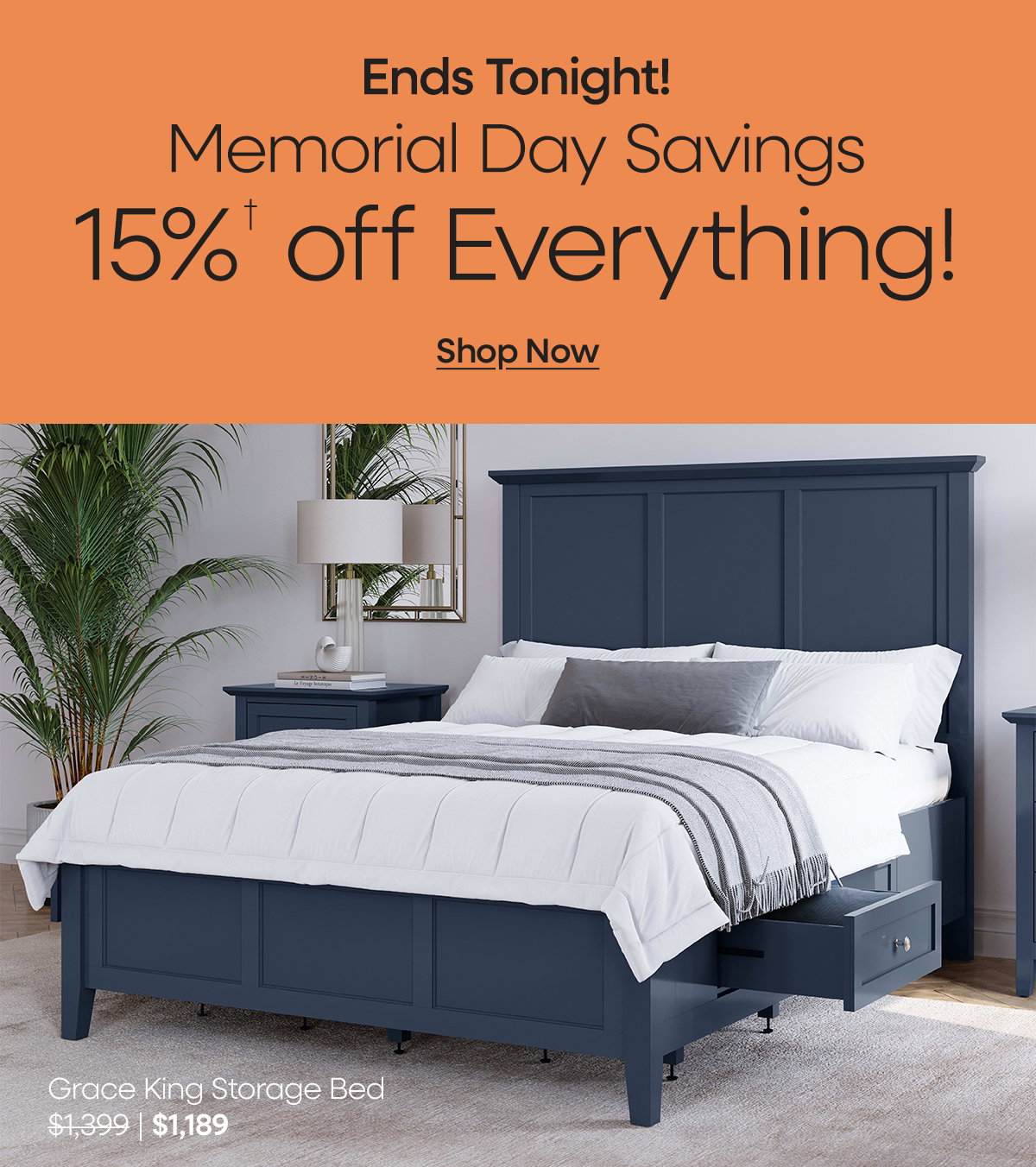 Ends tonight! 15% savings!