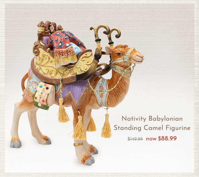 Nativity Babylonian Standing Camel Figurine now - $88.99