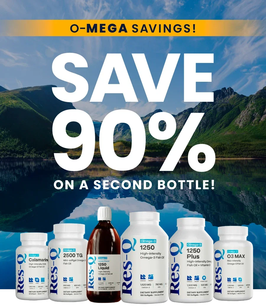 MIX & MATCH Savings! Buy 1, Get 1 90% OFF All Supplements! (equal/lesser value). Plus, BONUS Free Shipping on Every Order!