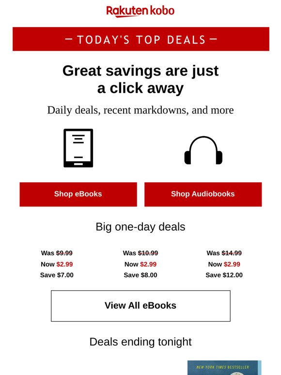 See all of today's best offers at once