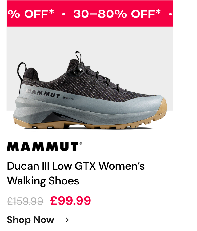 Mammut Ducan Low GTX Womens Walking Shoes