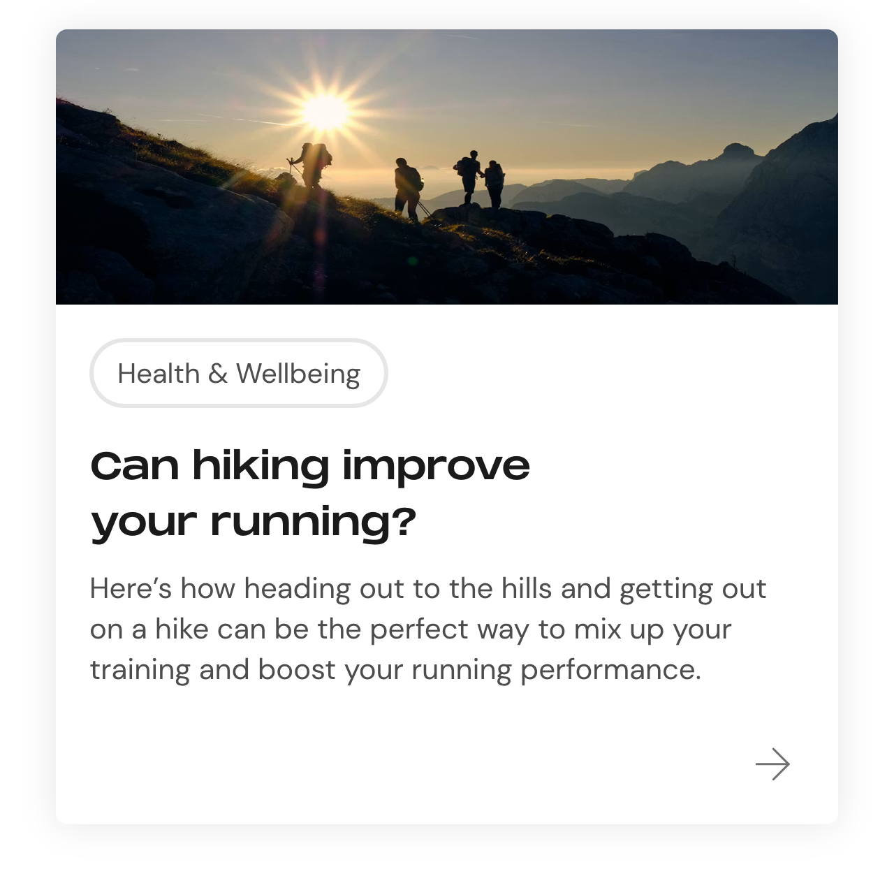Hub Article - Can hiking improve your running?