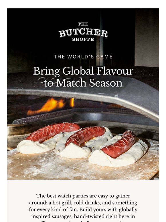 A World of Watch Party Sausages to Grill