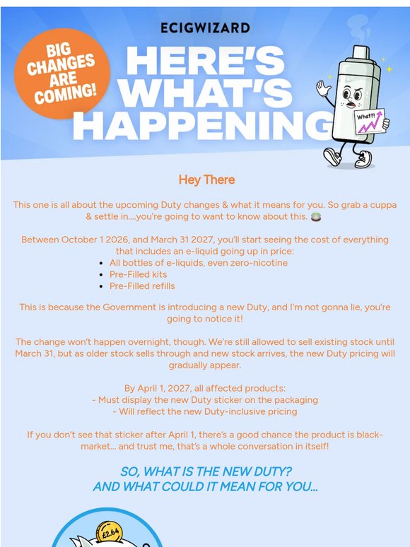 CHANGE IS COMING!