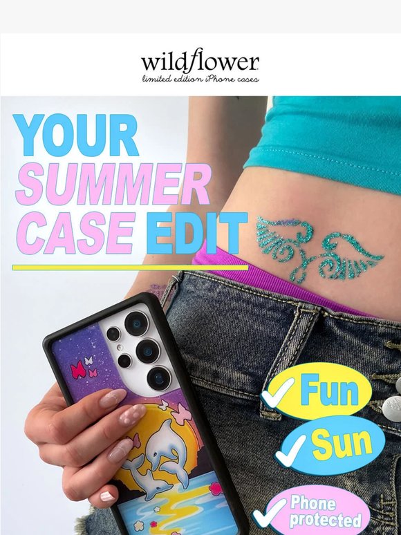 👙 summer cases comin’ in hot