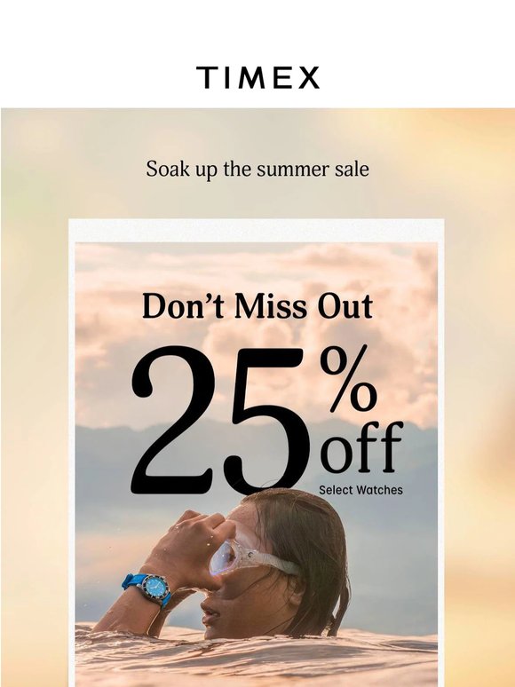 Don't Miss Out! 25% OFF