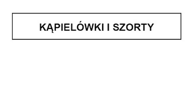 Kąpielówki i szorty