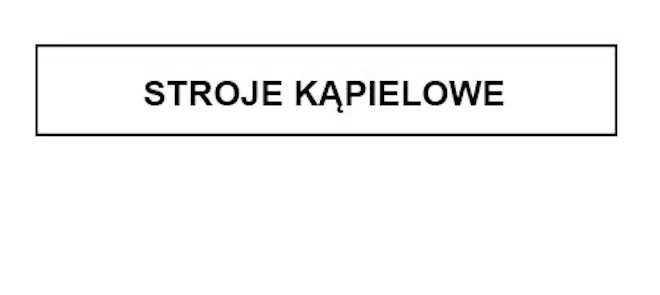 Stroje kąpielowe