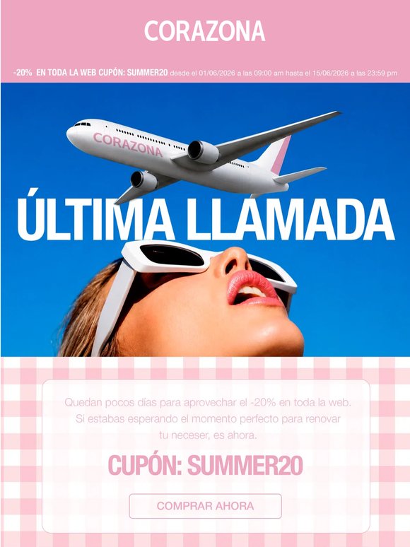 🚨 Última llamada: el -20% desaparece el 15 de junio