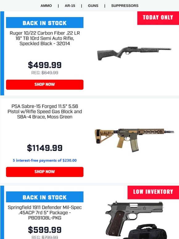 Sunday Savings Start Now At PSA!