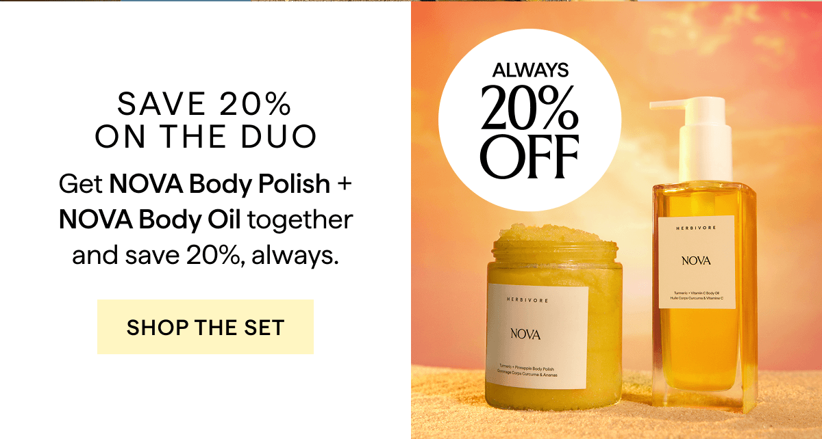 SAVE 20% ON THE DUO