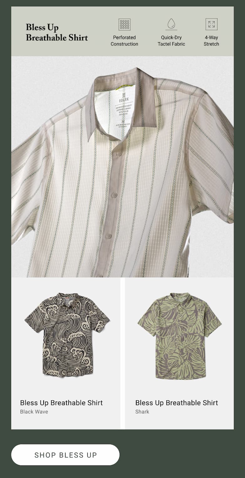 Bless Up Breathable Shirt