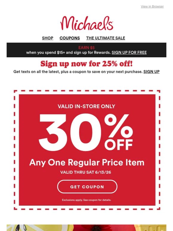 👉 It's here! Up to 60% off 1,000s of items at The Ultimate Sale in store and online.