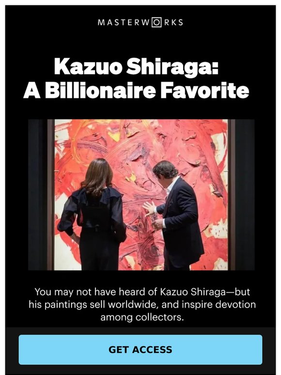 Paintings & Private Jets: the Shiraga Story