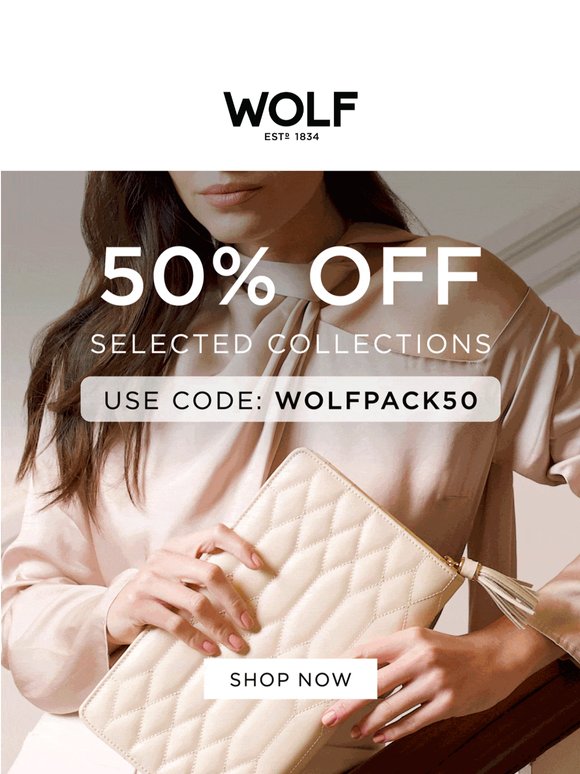 Don’t Miss 50% Off Selected Collections