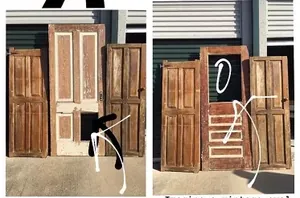 Why this woman drags 3 old wooden doors into her bedroom