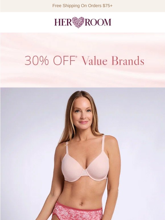 30% Off Vanity Fair, Hanes, Playtex & More