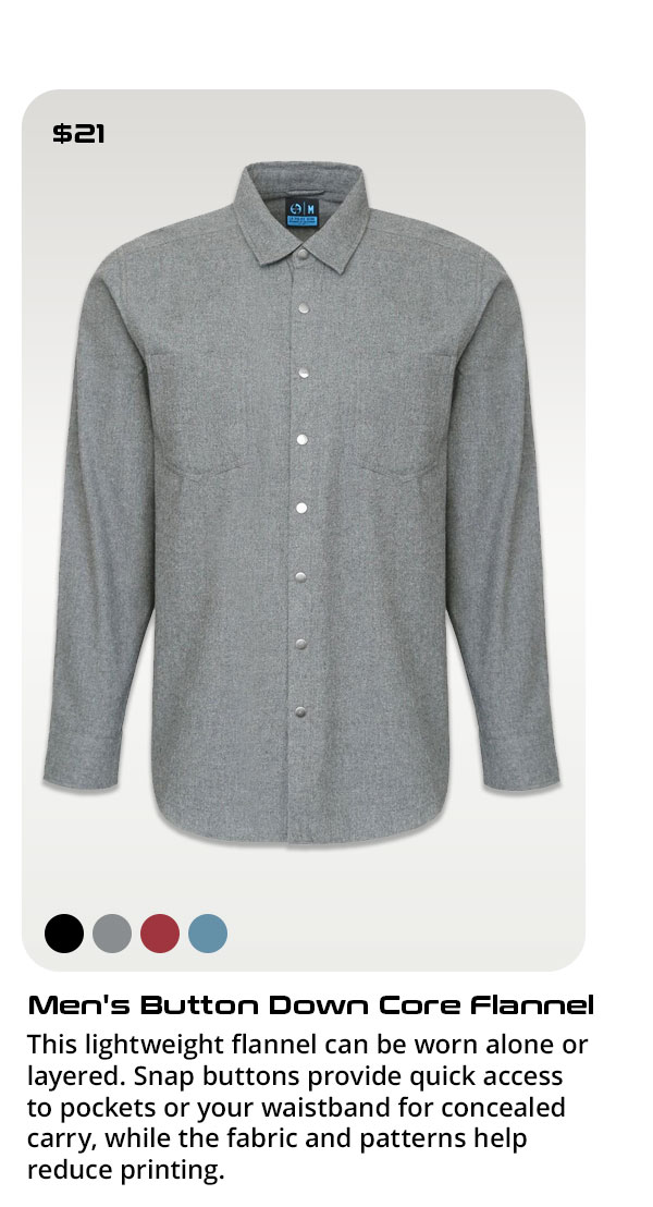 LAPG Men's Button Down Core Flannel