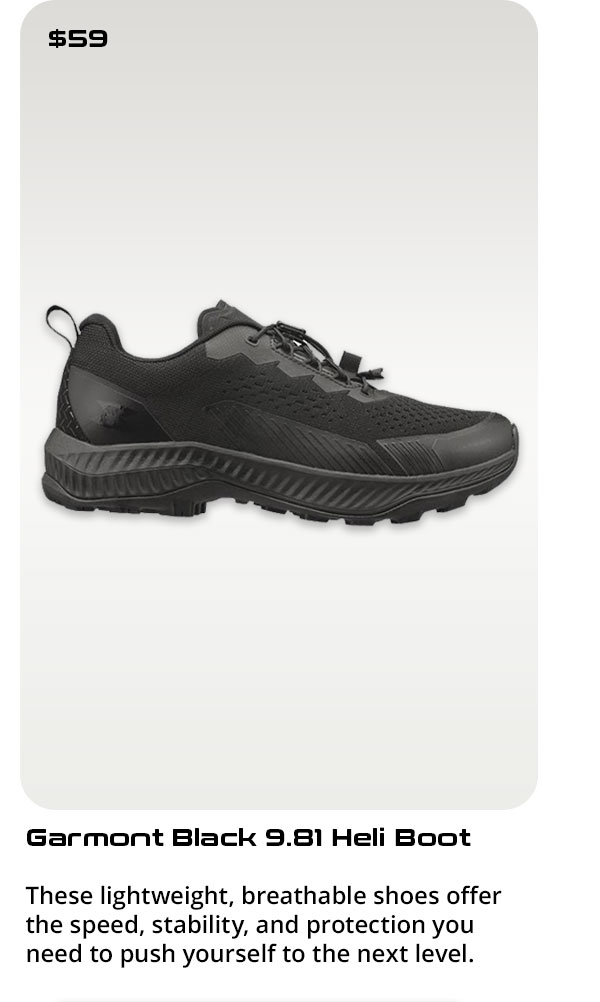 Garmont Black 9.81 Heli Boot