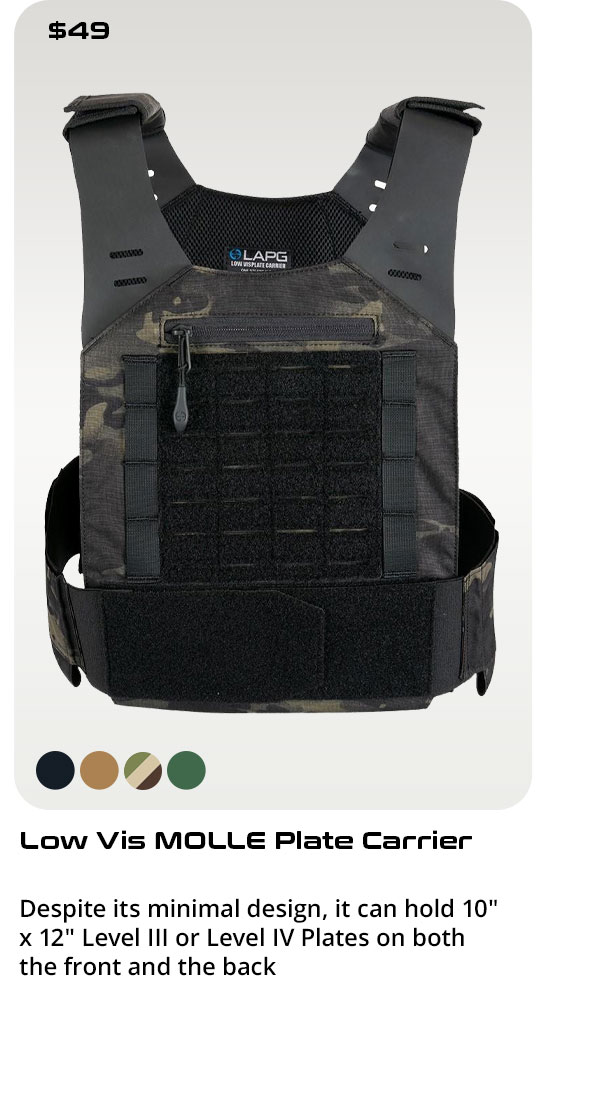 LAPG Low Vis MOLLE Plate Carrier