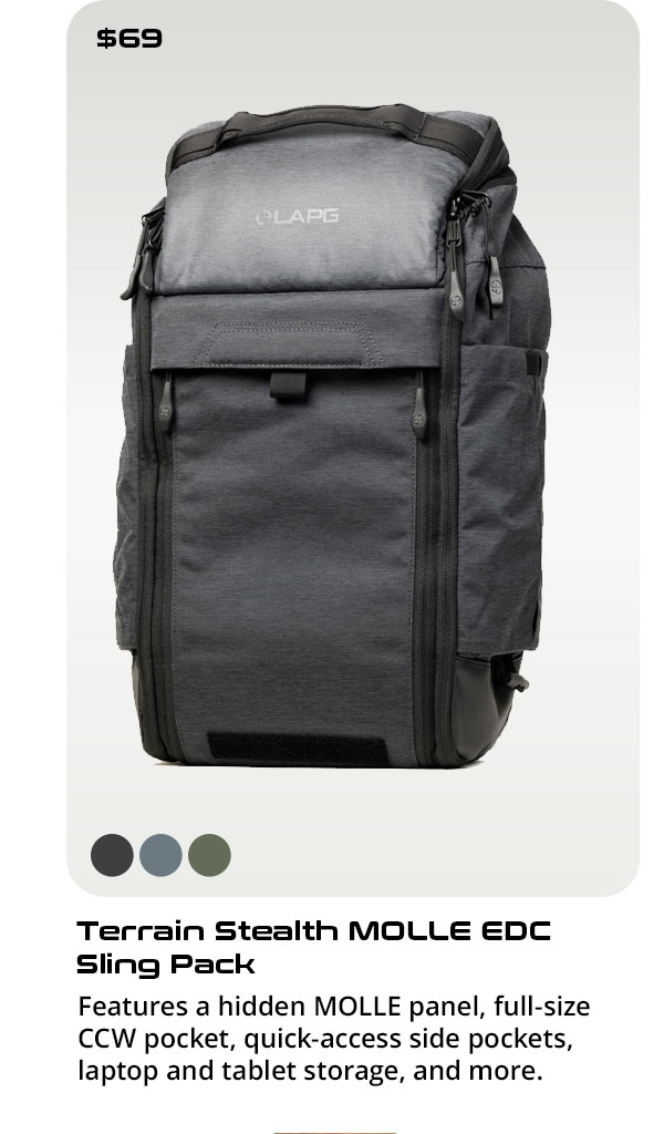 LAPG Terrain Stealth MOLLE EDC Sling Pack