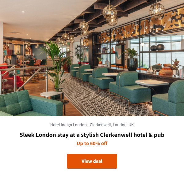 Sleek London stay at a stylish Clerkenwell hotel &amp; pub