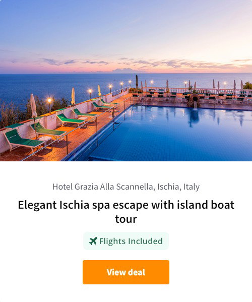 Elegant Ischia spa escape with island boat tour