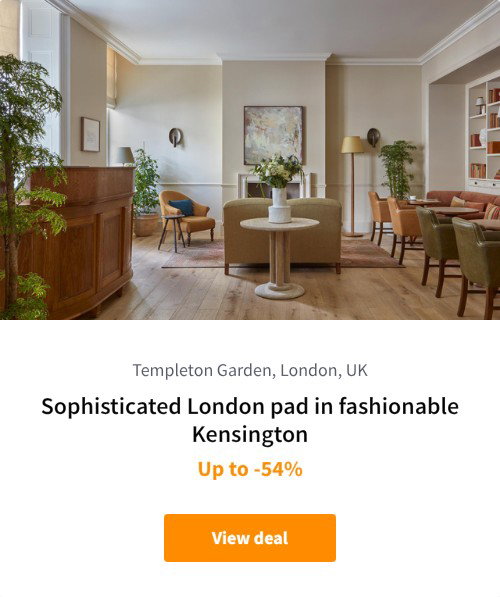 Sophisticated London pad in fashionable Kensington