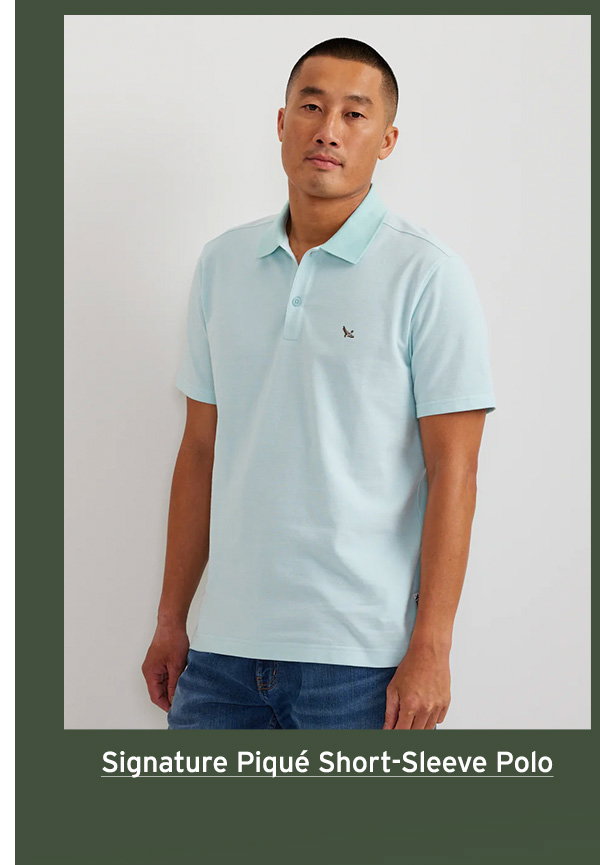 Men's Signature Piqué Short-Sleeve Polo