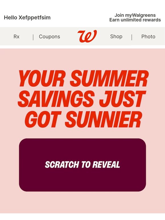 Scratch & Reveal Your Summer Deal!