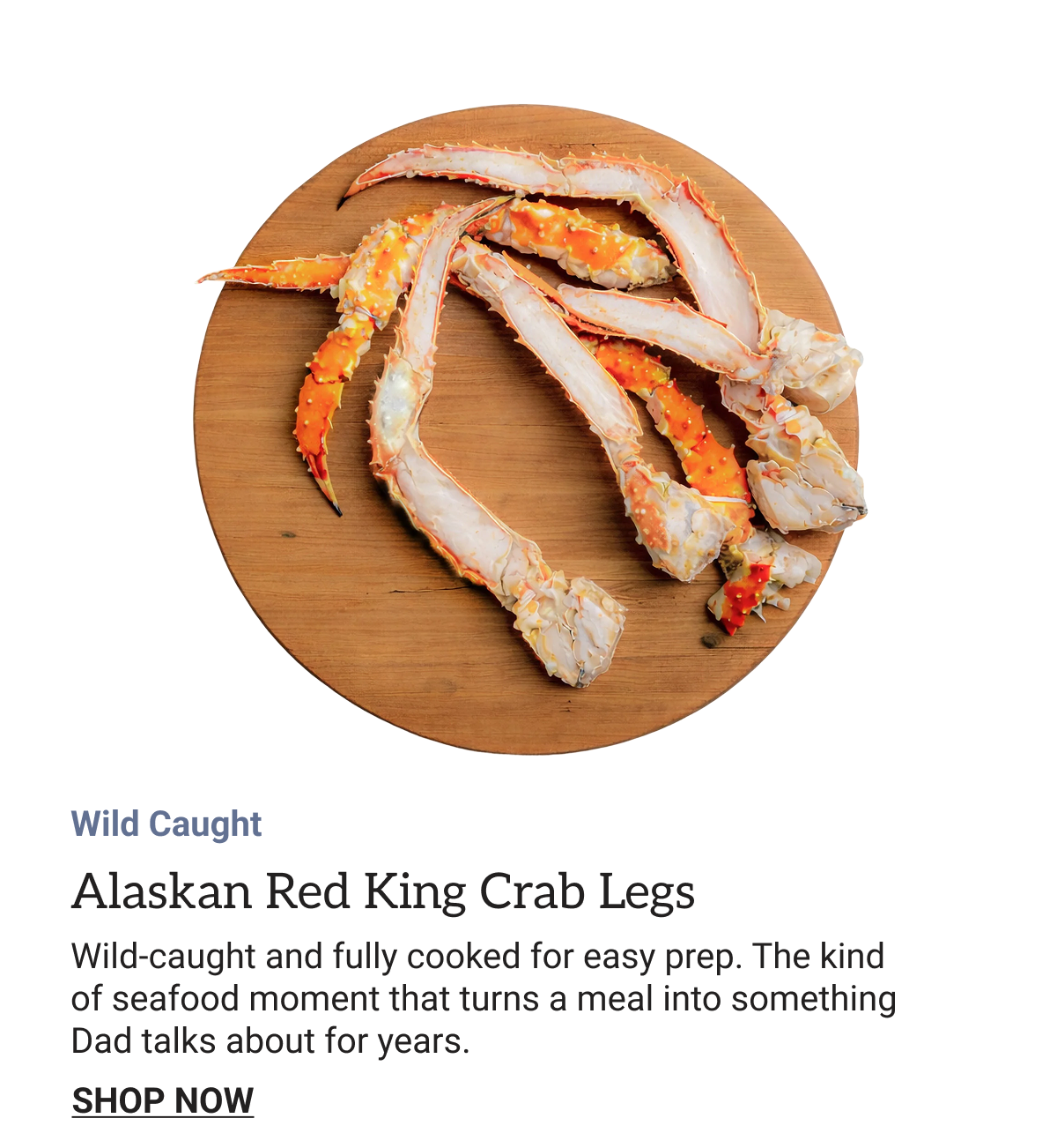 Alaskan Red King Crab Legs