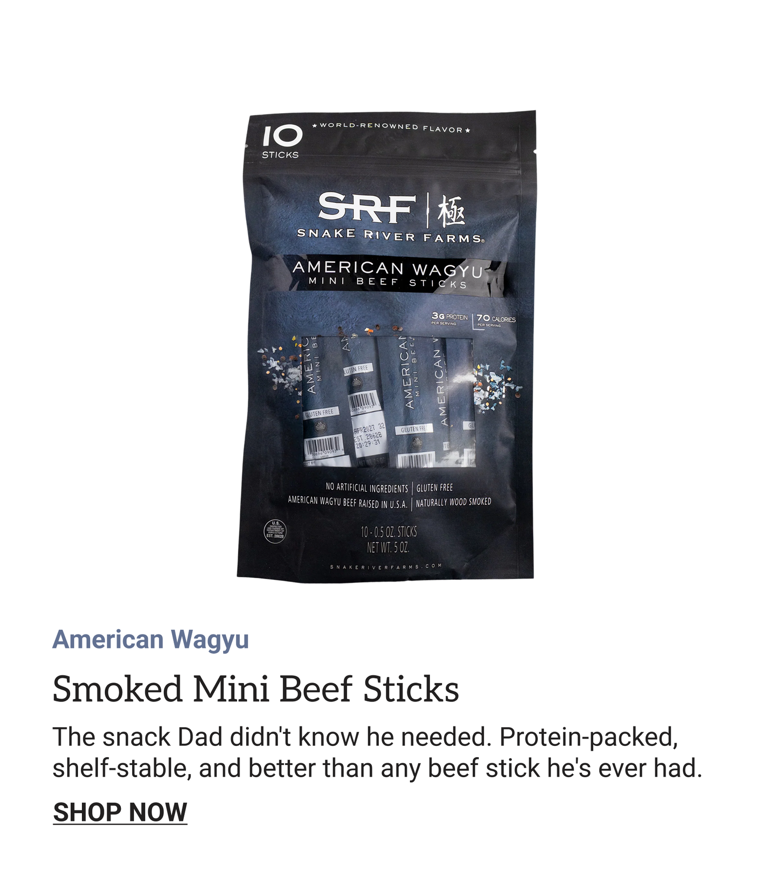 Smoked Mini Beef Sticks 