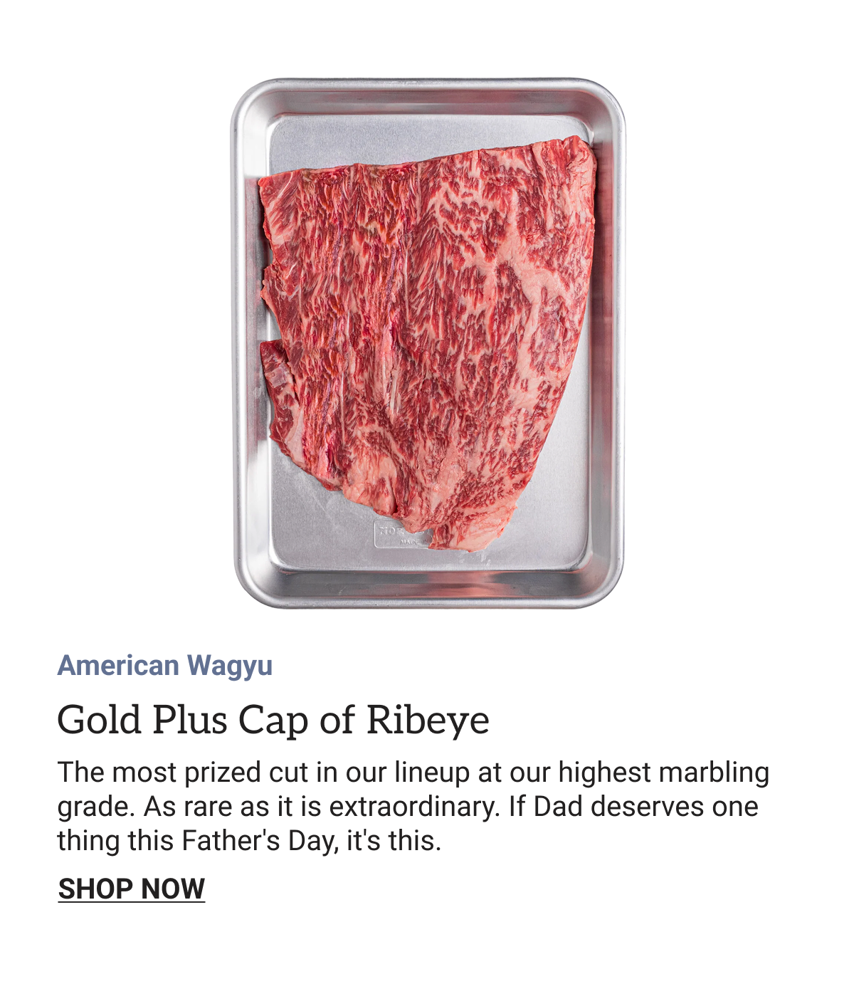 Gold Plus Cap of Ribeye 