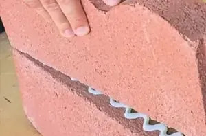 Why he glues 4 edging pavers together for this patio hack