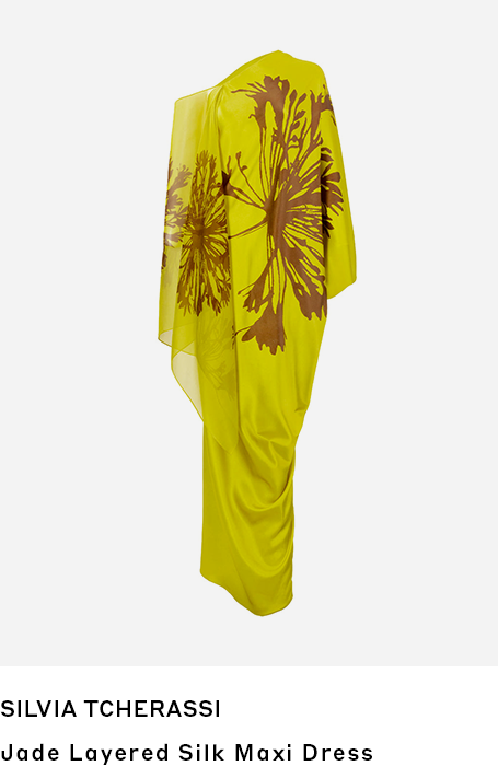 Silvia Tcherassi | Jade Layered Silk Maxi Dress