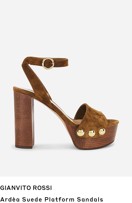 Gianvito Rossi | Ardea Suede Platform Sandals