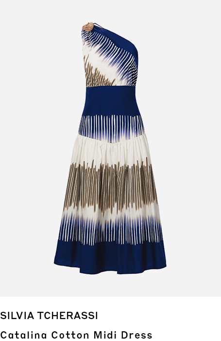 Silvia Tcherassi | Catalina Cotton Midi Dress