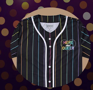Here and Queer Pride Jersey