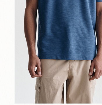 Men's Basic T-Shirt Bijou Blue