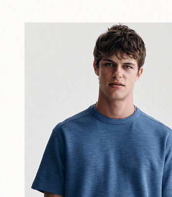 Men's Basic T-Shirt Bijou Blue