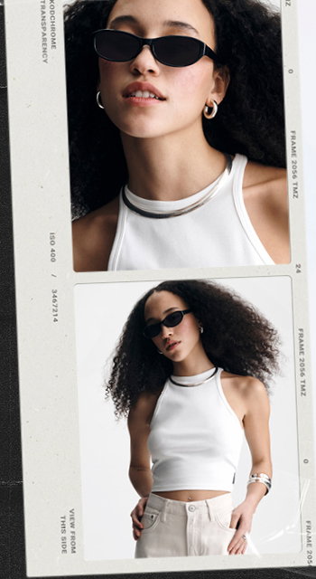 Women's High Neck Tank Top White
