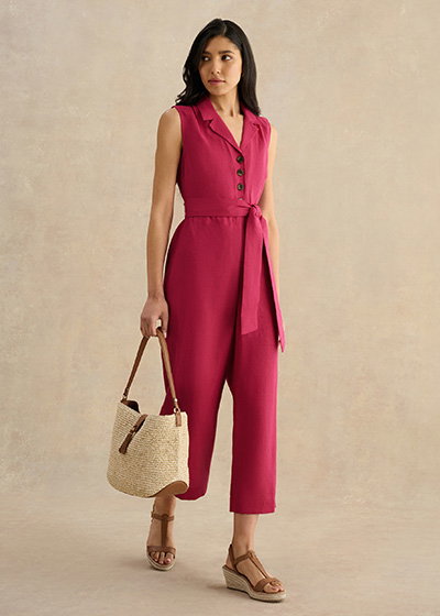 Destiny Linen Jumpsuit