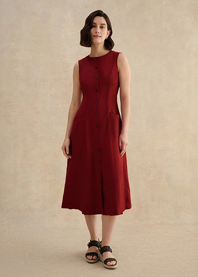 Carmen Linen Dress