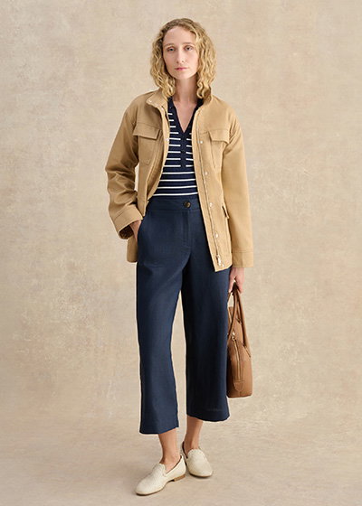Lillie Linen Wide Leg Trousers