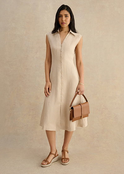 Charlize Linen Dress