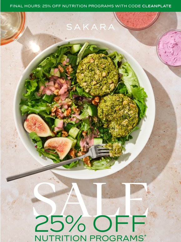 Final Hours for 25% Off