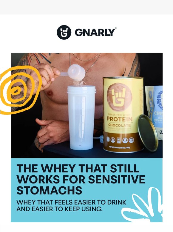The Whey That Still Works for Sensitive Stomachs