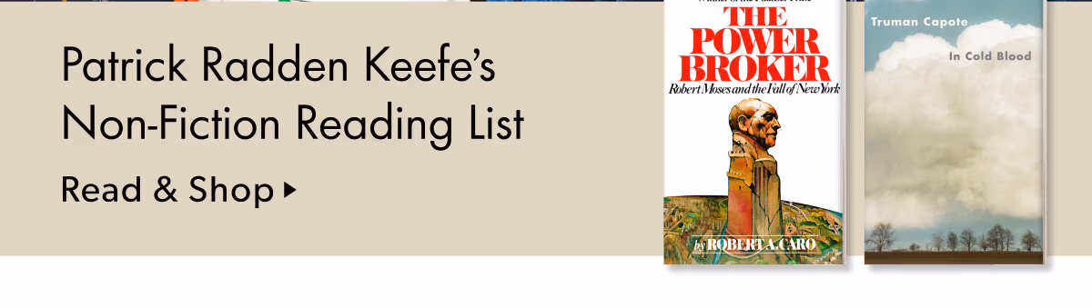 Patrick Radden Keefe's Non-fiction Reading List
