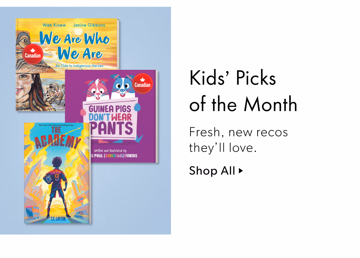 Kids' Picks of the Month | Fresh, new recos they'll love.